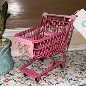 Mini Pink Shopping Cart by Rumi Life nwt